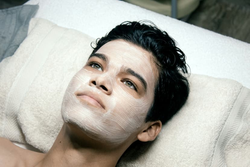 Skincare specialist performing facial treatment